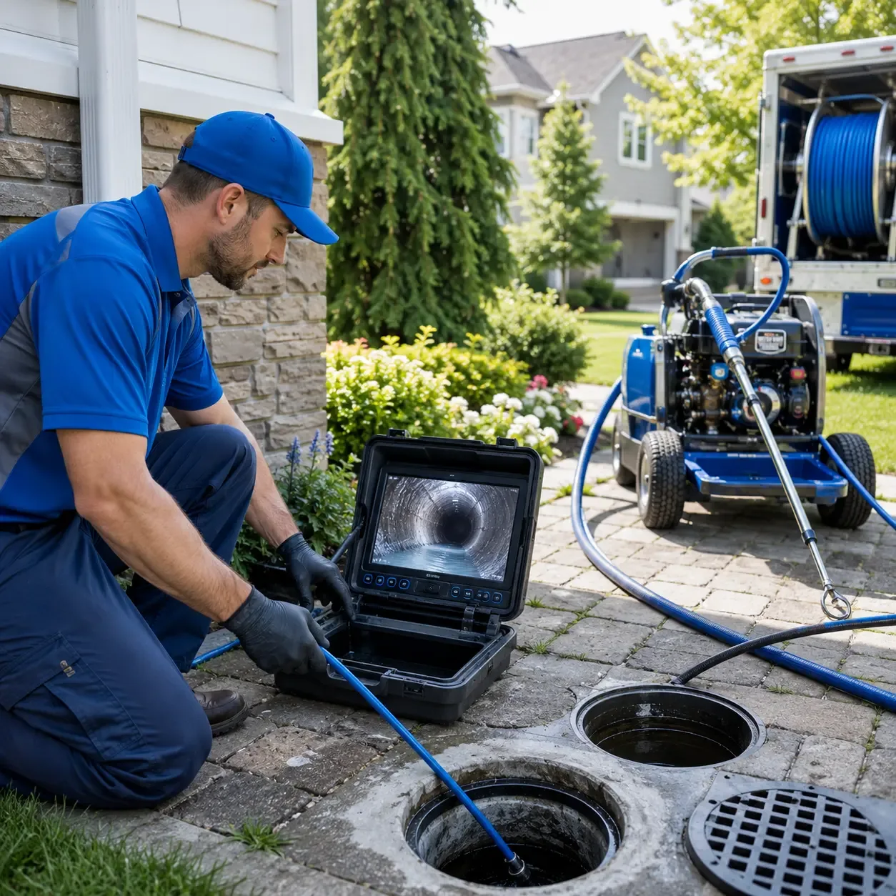 Outdoor drain cleaning professionals serving Colfax, ND